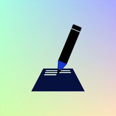 Note pad icon