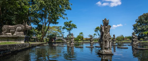 Fotobehang Floating path with status at Tirta Gangga © jamesdugan