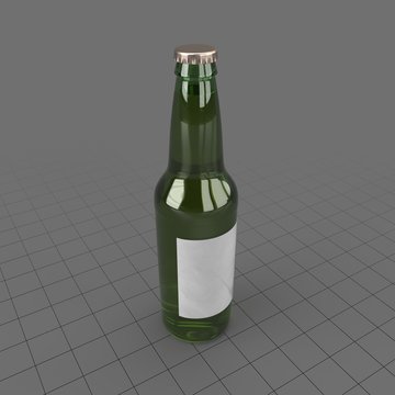 Green Beer Bottle 1