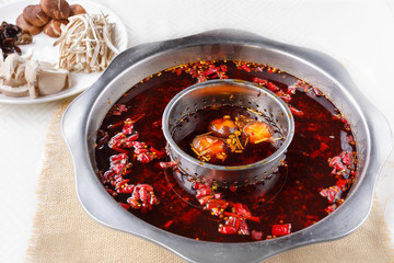 Vegetable dish,Sichuan hot pot