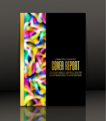 Template design for cover. Banner in A4 size. Abstract background. Vector, illustration.