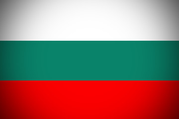 Fototapeta premium Flaga Bułgarii, symbol ilustracji flagi narodowej Bułgarii.