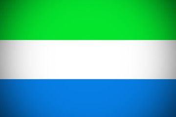 Sierra Leone flag ,Sierra Leone national flag illustration symbol.