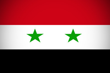 Syria flag ,Syria national flag illustration symbol.