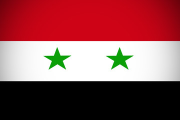 Syria flag ,Syria national flag illustration symbol.