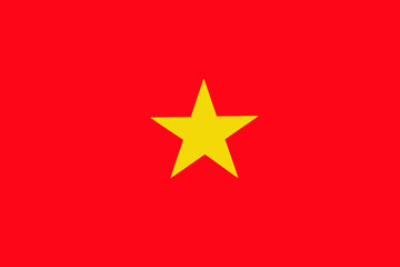 Vietnam flag ,Vietnam national flag illustration symbol.