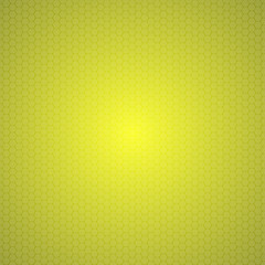 Yellow Mosaic Tile Honeycomb Vector Background.