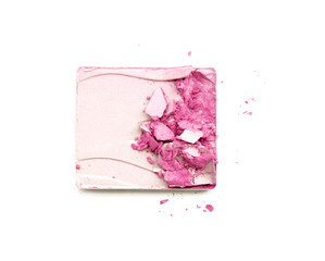 Scattered delicate pink blush to the face in a box isolate