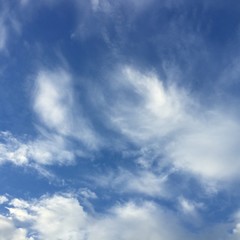 Obraz premium Beautiful blue sky and cloud 
