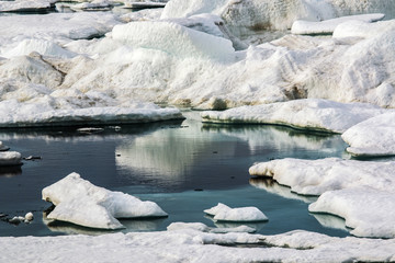 melting of perennial ice