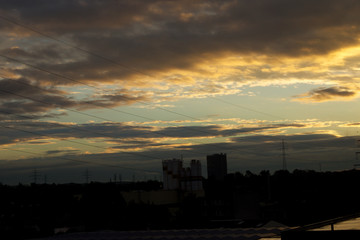 Sonnenaufgang über Oberhausen