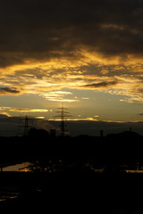 Sonnenaufgang über Oberhausen