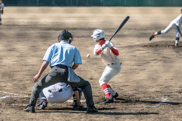 高校野球試合風景