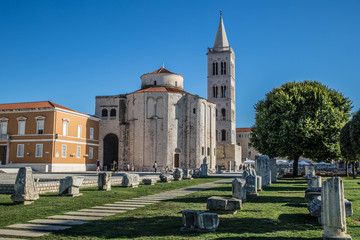 Fototapeta na wymiar Sehenswürdigkeiten von Zadar, Kroatien