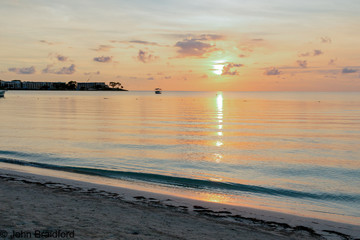 Obraz premium Sunset in Negril, Jamaica