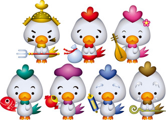 七福　にわとり