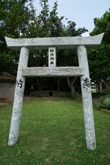 Funauki Utaki, Sacred place of Funauki settlement, Iriomote Island, Okinawa, Japan
