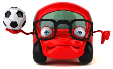 Fun car - 3D Illustration