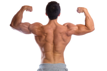 Bodybuilder Bodybuilding Muskeln Body Building Rücken Bizeps Ma