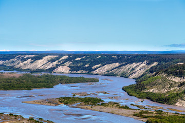 Chitina Alaska    It is located on the Copper River, on the boundary of the Wrangell-St. Elias National Park, famous for the dip-net salmon fishery.