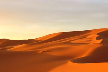 Selbstklebende Fototapete Sandige Wüste Sahara