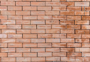 orange brick wall background and texture