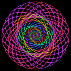 spirograph pendulum photography