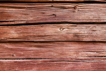 Wooden Planks. Retro Brown Background.