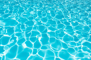 Beautiful ripple water in swimming pool
