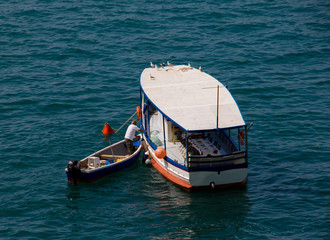 Fototapeta na wymiar Canoe e traghetto