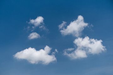 Fototapeta na wymiar Beautiful Blue sky and white cloud
