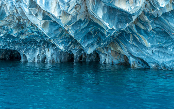Marble Cathedral rock formation, Carretera Austral