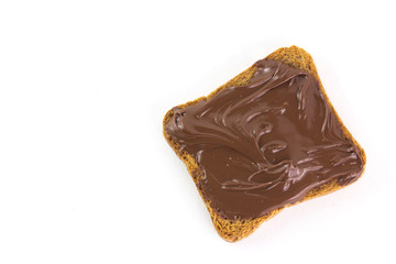 Nutella su fetta biscottata