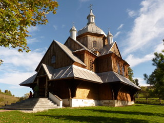 Piękna cerkiew. Bieszczady - obrazy, fototapety, plakaty