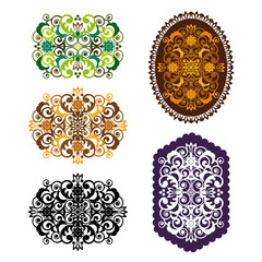 Decorative openwork lace pattern