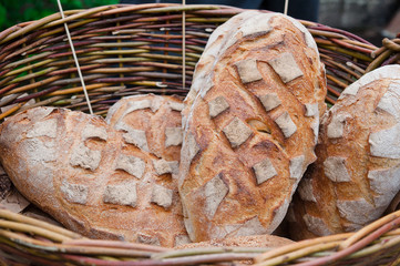 Bread in a basket
