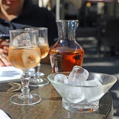 En terrasse