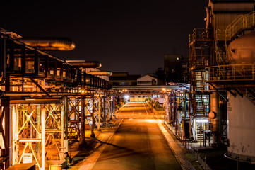 尼崎の工場夜景