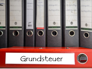 Aktenordner Grundsteuer