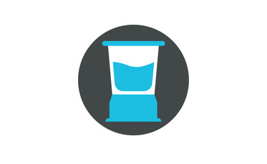 Vector blender symbol icon. Flat design style