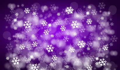 Purple christmas background