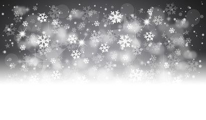 Grey christmas background