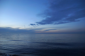 quiet night on the Baltic Sea