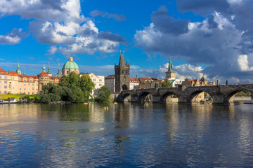 Charles bridge in Prague, Czech republic