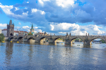 Charles bridge in Prague, Czech republic