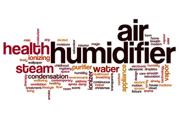 Air humidifier word cloud