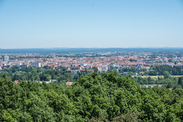Fototapeta na wymiar Blick über Nürnberg