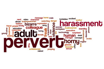 Pervert word cloud
