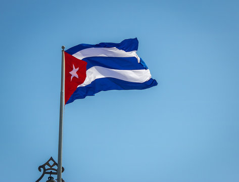 Waving Cuban Flag