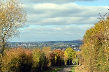 View of the countryside Gaumaise